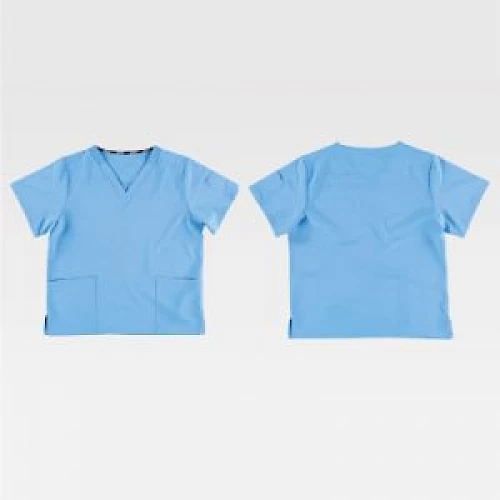 B6850 UNIFORME MÉDICO CELESTE