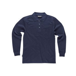 S6508 POLO ALGODÓN MARINO